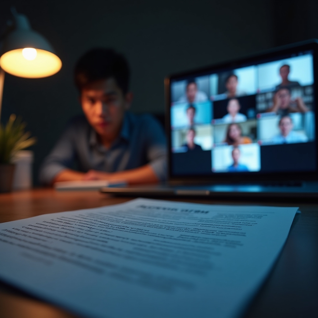 Riunione online senza agenda conduce a confusione